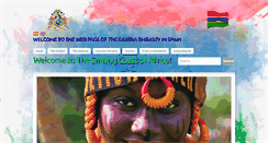 Desktop Screenshot of gambiaembassy.es
