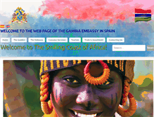 Tablet Screenshot of gambiaembassy.es